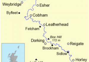 Thames River England Map River Mole Wikipedia