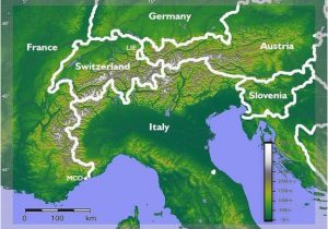 The Alps France Map Alps Facts for Kids
