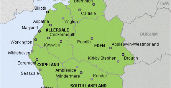 The Lakes District England Map Lake District Map Maps Of Cumbria National Park Boundaries