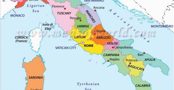 The Map Of Italy Cities Regions Of Italy E E Map Of Italy Regions Italy Map Italy Travel