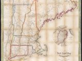 The New England States Map File Telegraph and Rail Road Map Of the New England States