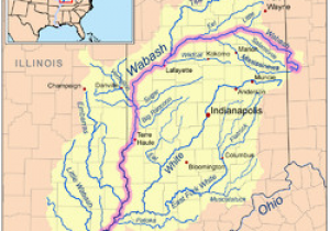 The Ohio River On A Map Ohio River Revolvy