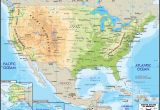 The United States and Canada Physical Map Us Map Map Usa East Coast States Capitals Creatop Eastern