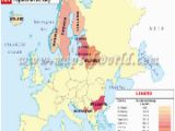 Thematic Map Of Europe Population Density Map Of Europe Casami