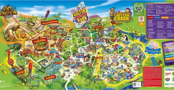 Theme Parks In England Map Paultons Parks Uk