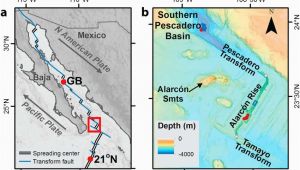 Thermal California Map A Map Of Gulf Of California Showing Tectonics Of the Region and