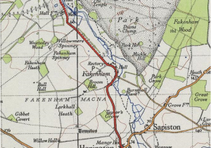 Thetford England Map Fakenham Magna Wikipedia