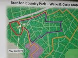 Thetford England Map Map Of the Walks Picture Of Brandon Country Park Brandon