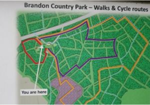 Thetford England Map Map Of the Walks Picture Of Brandon Country Park Brandon