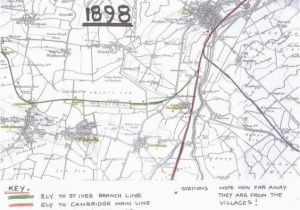 Thetford England Map Railways Of Little thetford In the 19th Century Little