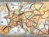 Ticket to Ride Europe Map Pin On School Days