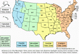 Time Zone Map Canada and Usa United States Time Zone Map