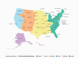 Time Zone Map for Tennessee Us Time Zone Map