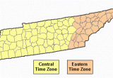 Time Zone Map for Tennessee why is Chattanooga Tn In Eastern Time while Nashville Tn is In