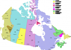 Time Zone Map north America and Canada Canada Time Zone Map with Provinces with Cities with Clock