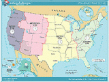 Time Zone Map north America and Canada Printable Maps Time Zones