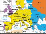 Time Zone Map Of Europe Estonia Time Zone Map