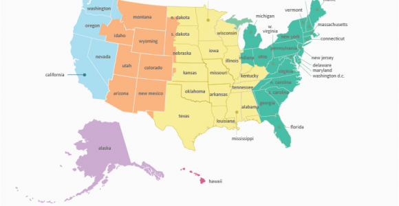 Time Zone Map Of Tennessee Us Time Zone Map