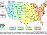Time Zone Map Of Us and Canada United States Time Zone Map