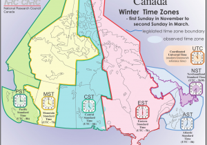 Timezone Map Canada top 10 Punto Medio Noticias Canada Time Zones How Many