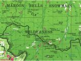 Tin Cup Colorado Map Trail Maps aspen Trail Finder