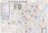 Toledo Ohio Street Map the Blade Obtains toledo Police Department S Gang Territorial