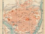 Toledo Spain On Map 1958 toledo Spain Vintage Map Antique City Maps Map toledo