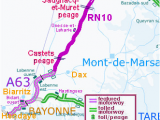 Toll Roads France Map Motorway Aires the French Wild West Bordeaux to the Spanish Border