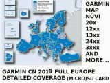 Tomtom Western Europe Map Coverage Garmin Micro Sd Card Adapter Europa Karte Cn 2018 10 Aktuell 1390 255 1200 Bild