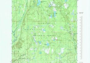 Topo Map Of Michigan Amazon Com Yellowmaps Poplar Lake Mi topo Map 1 24000 Scale 7 5