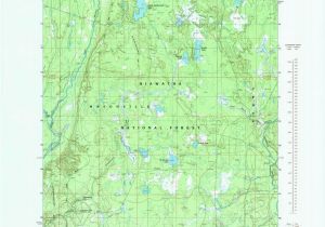 Topo Map Of Michigan Amazon Com Yellowmaps Poplar Lake Mi topo Map 1 24000 Scale 7 5