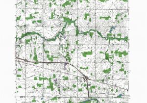 Topo Map Of Michigan Mi Wacousta Authoritative Us topos 1965 Western Michigan