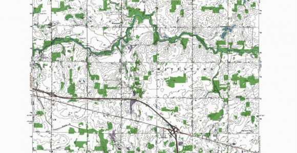 Topo Map Of Michigan Mi Wacousta Authoritative Us topos 1965 Western Michigan