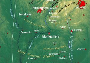 Topographic Map Of Alabama Alabama topographic Map Best Of Detail Map Geographic Map Of Alabama