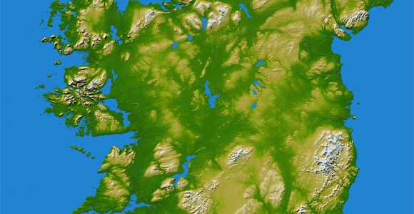 Topographic Map Of Ireland atlas Of Ireland Wikimedia Commons