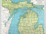 Topographic Map Of Michigan Michigan Elevation Map Maps Directions