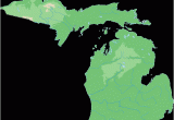 Topographic Map Of Michigan topographical Map Of Michigan topographical State Maps Pinterest