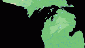 Topographic Map Of Michigan topographical Map Of Michigan topographical State Maps Pinterest