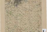 Topographic Map Of Michigan Vintage Grand Rapids Map Vintage Michigan Map Michigan Places