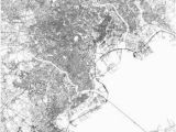 Topographic Map Of Paris France tokyo topography Map Print Cities Places to Go topography Map