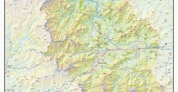 Topographic Maps north Carolina Haywood County topographical Map Haywood north Carolina Mappery