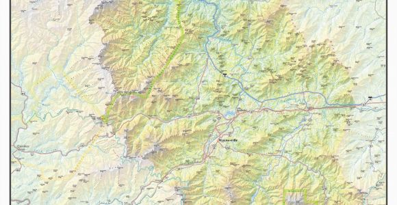 Topographic Maps north Carolina Haywood County topographical Map Haywood north Carolina Mappery