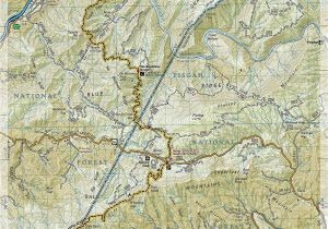 Topographic Maps Tennessee Appalachian Trail Davenport Gap to Damascus north Carolina