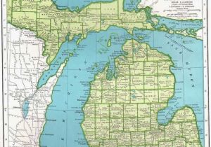 Topographical Map Michigan Michigan Elevation Map Maps Directions