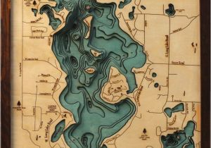 Topographical Map Of Canada Wooden topographical Maps Reveal Underwater Depths