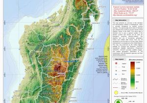 Topographical Map Of Italy Madagascar topography by Unosat Map Madagascar topography
