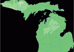 Topographical Map Of Michigan topographical Map Of Michigan topographical State Maps Pinterest