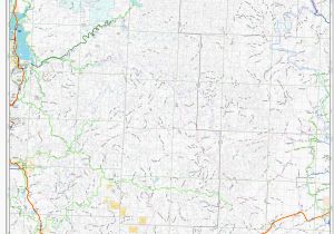 Topographical Map Of Minnesota Elevation Map oregon Secretmuseum