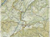 Topographical Map Tennessee Appalachian Trail Davenport Gap to Damascus north Carolina