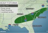 Tornadoes In Texas Map Severe Weather Outbreak May Spawn A Couple Of Strong tornadoes